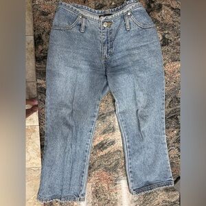 No Boundaries Classic Blue Cropped Jeans